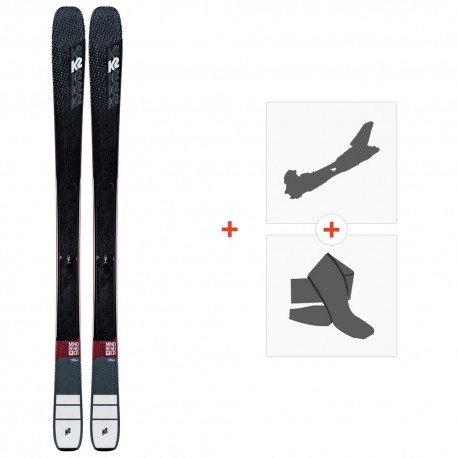 Ski K2 Mindbender 88 TI Alliance 2020 + Fixations ski de rando + Peaux  - All Mountain + Rando