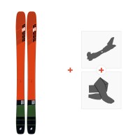 Ski K2 Mindbender Team 2020 + Touring Ski Bindings + Climbing Skins  - Freeride + Touring