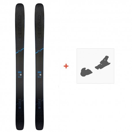 Ski Head Kore 117 Grey 2020 + Ski bindings - Pack Ski Freeride 116-120 mm