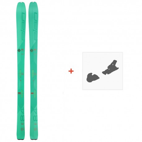 Ski Elan Ibex 84 W Carbon 2022 + Fixations de ski - Ski All Mountain 80-85 mm avec fixations de ski à choix