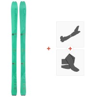 Ski Elan Ibex 84 W Carbon 2022 + Fixations de ski randonnée + Peaux