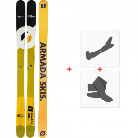Ski Armada Bdog Edgeless 2022 + Fixations de ski randonnée + Peaux - Freestyle + Piste + Rando