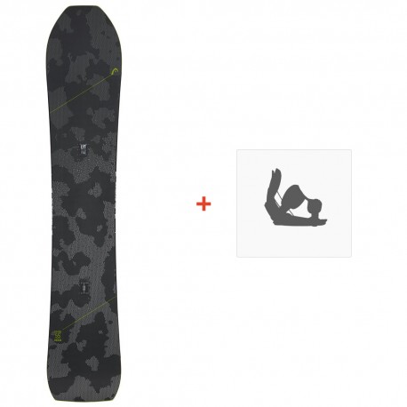 Snowboard Head Kizamu Lyt 2021 + Snowboard bindings - Men's Snowboard Sets