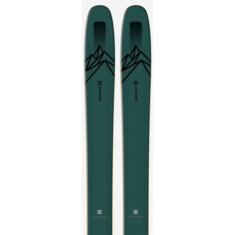 Ski Salomon N QST 118 Dark Grey 2020 - Ski Men ( without bindings )
