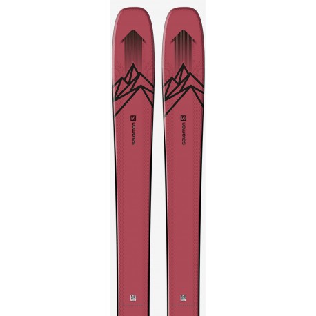 Ski Salomon N QST Stella 106 Pink/Black 2021 - Ski Women ( without bindings )