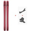 Ski Salomon N QST Stella 106 Pink/Black 2021 + Touring bindings