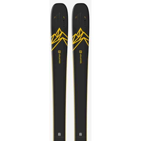 Ski Salomon N QST 92 Dark Blue/Yellow 2021 - Ski Männer ( ohne bindungen )