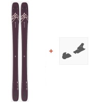 Ski Salomon N QST Lumen 99 2021 + Skibindungen - Pack Ski Freeride 94-100 mm