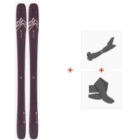 Ski Salomon N QST Lumen 99 2021 + Tourenbindungen + Felle