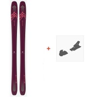 Ski Salomon N QST Myriad 85 Purple/Pink 2021 + Fixations de ski