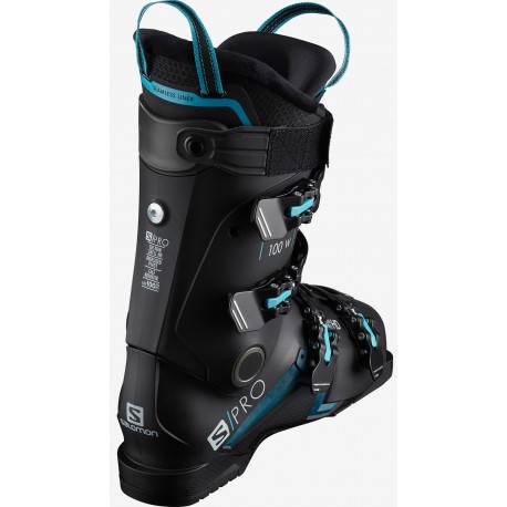 Salomon S/Pro 100 W Black/Blue 2021 - Skischuhe Frauen