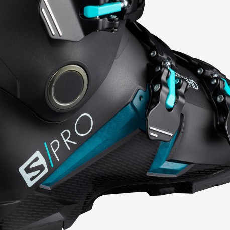Salomon S/Pro 100 W Black/Blue 2021 - Chaussures ski femme