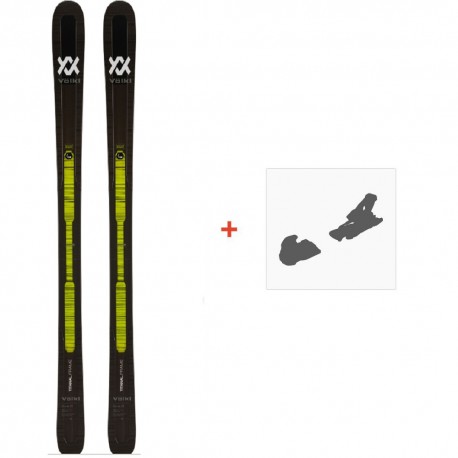 Ski Volkl Kendo 92 2020 + Fixations de Ski - Ski All Mountain 91-94 mm avec fixations de ski à choix