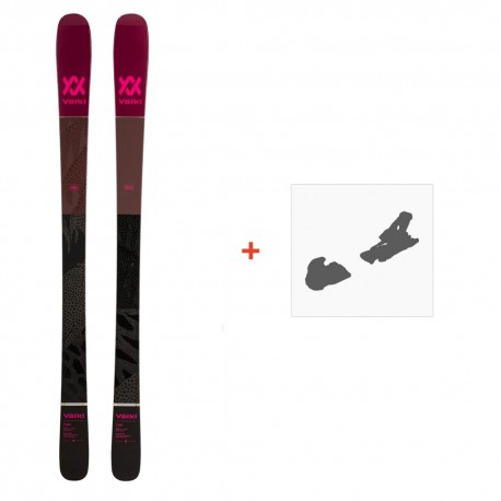 Ski Volkl Yumi 2020 + Fixations de ski - Ski All Mountain 80-85 mm avec fixations de ski à choix