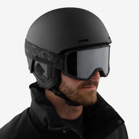 Ski Helmet Salomon Ski helmet Brigade+ Audio Green 2021 - Ski Helmet