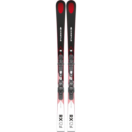 Ski Kastle RX12 SL + Race Plate Full BLACK + K14 Freeflex Evo 2021 - Ski Race Slalom (SL)