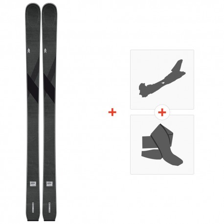 Ski Kastle LTD93 Supra 2020 + Fixations de ski randonnée + Peaux - All Mountain + Rando