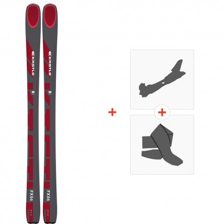 Ski Kastle FX86 2021 + Fixations de ski randonnée + Peaux - All Mountain + Rando
