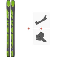 Ski Kastle FX106 HP 2021 + Fixations de ski randonnée + Peaux