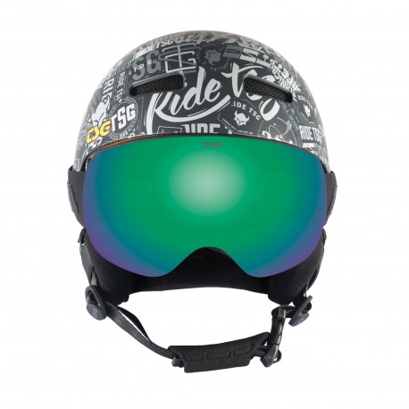 TSG Goggle Three Blackout Green Chrome 2020 - Ski Goggles