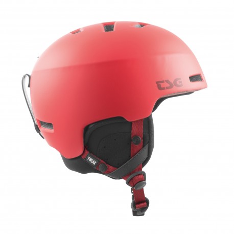 TSG Ski helmet Tweak Solid Color Sonic Red Satin 2020 - Casque de Ski