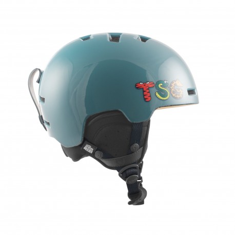TSG Ski helmet Arctic Nipper Mini Graphic Design Blue Lettimals 2020 - Skihelm