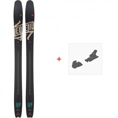 Ski Dynastar Legend W106 2020 + Fixations de ski - Pack Ski Freeride 106-110 mm