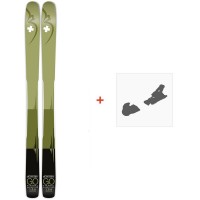 Ski Movement Go Titanal 106 2020 + Fixations de ski - Pack Ski Freeride 106-110 mm