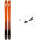 Ski Movement Go Titanal 115 2020 + Fixations de ski - Pack Ski Freeride 111-115 mm