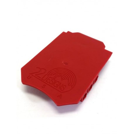 22Designs Tele Parts AXL Flex Plate Red 2020 - Pièces Détachées