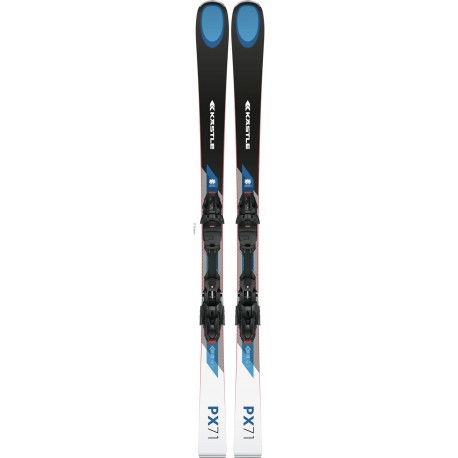 Ski Kastle PX71 Prem (Multiflex Base) + K12 TRI GW - Full-Black 2020 - Ski Package Männer