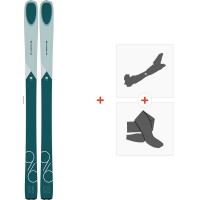 Ski Kastle FX96 W 2021 + Fixations de ski randonnée + Peaux - Freeride + Rando