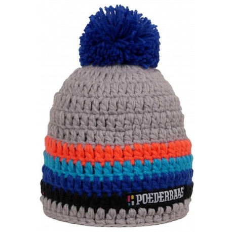 Poederbaas Colorful Hat - Gray / Orange / Blue / Black 2020 - Bonnet