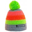Poederbaas Colorful Crochet hat Gray / Green / Pink / Orange 2020