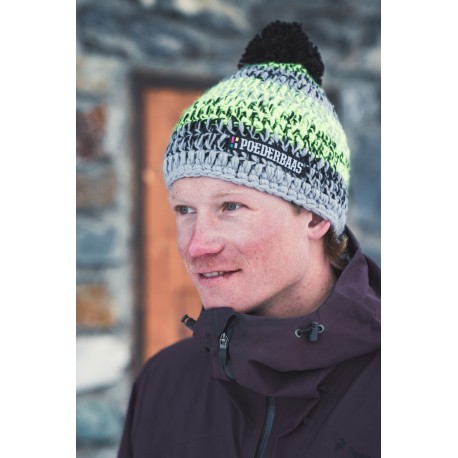 Poederbaas Men's Ski Hat - Black / Lime / Green / Gray 2020 - Mütze