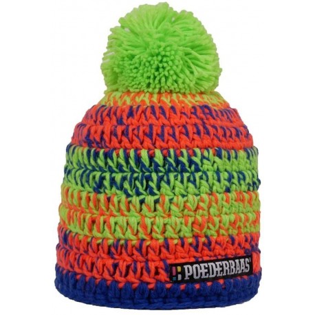 Poederbaas Colorful hat - Orange / Green / Blue 2020 - Beanie
