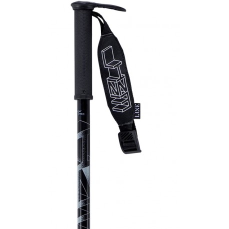 Ski Pole Line Wallischtick Black 2019 - Ski Poles