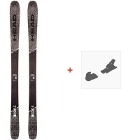 Ski Head Kore 93 R Grey 2020 + Fixations de ski - Ski All Mountain 91-94 mm avec fixations de ski à choix