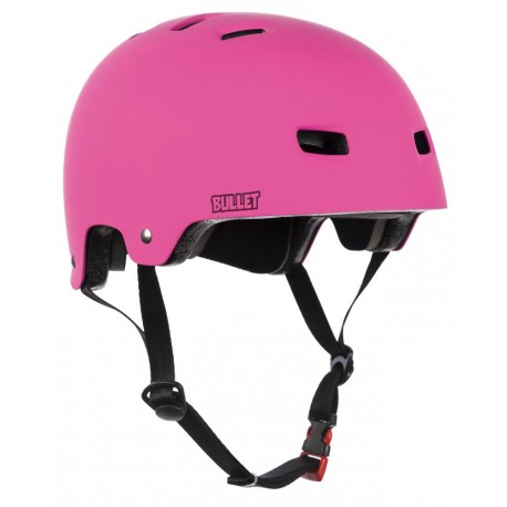 Skateboard helmet Bullet Deluxe T35 Grom Kids Matt Pink 2020 - Skateboard Helmet