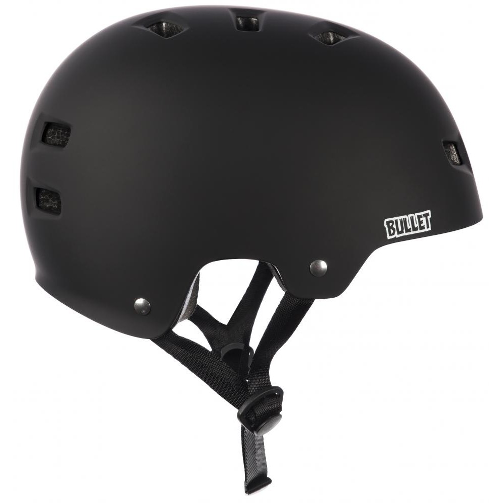 Scooter/Roller Derby/BMX/Skate Helmet Bullet T35 Matt Black Helmet. 