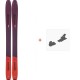 Ski Atomic Vantage W 107 C Berry/Red 2020 + Fixations de ski - Pack Ski Freeride 106-110 mm