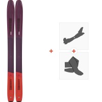 Ski Atomic Vantage W 107 C Berry/Red 2020 + Tourenbindungen + Felle - Freeride + Touren