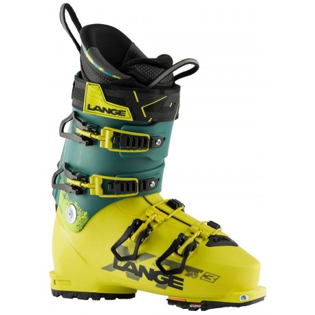 Lange XT3 110 Yellow/Green 2021 - Chaussures ski Randonnée Homme