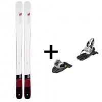 Ski K2 Mindbender 90 C Alliance 2020 + Ski Bindungen  - Ski All Mountain 86-90 mm mit festen Skibindungen