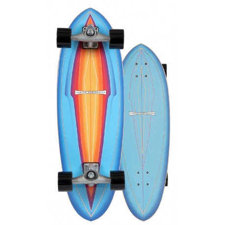 Surf Skate Carver Blue Haze 31\\" 2024 - Complete - Surfskates Complets