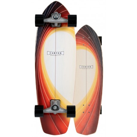 Surf Skate Carver Glass Off 32\\" 2024 - Complete - Komplette Surfskates