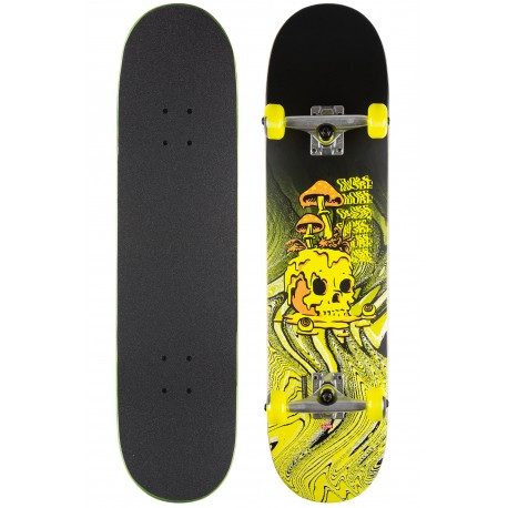 Skateboard Globe G1 Nature Walk 8.125'' - Black/Toxic Yellow - Complete 2022 - Skateboards Complètes