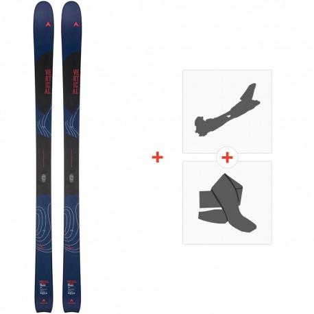 Ski Dynastar Vertical Pro 2021 + Fixations ski de rando + Peaux  - Rando Polyvalent