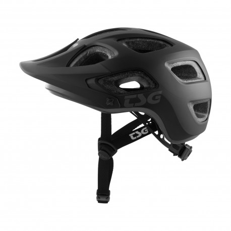 TSG Helmet Seek Solid Color Black Satin 2020 - Bike Helmet
