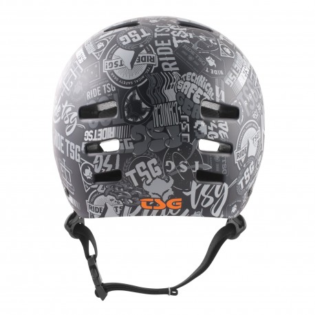 Skateboard-Helm Tsg Evolution Graphic Design Stickerbomb 2021 - Skateboard Helme